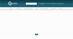 Desktop Screenshot of gentec.fr